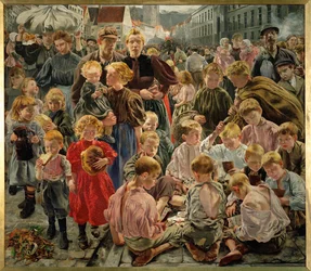 I bambini (pittura su tela)
