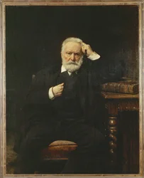 Il poeta Victor Hugo nel 1879 ... (dipinto su tela)