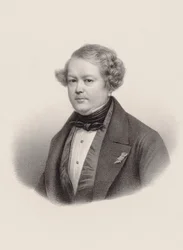 Ritratto del compositore Auguste-Mathieu Panseron 1796-1859, 1850