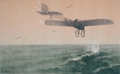 Louis Bleriot attraversa per la prima volta il Canale della Manica in aereo il 25 luglio 1909