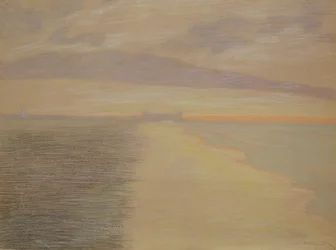 Crepuscolo marino a Ostenda