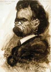Friedrich Nietzsche (1844-1900) filosofo e poeta tedesco