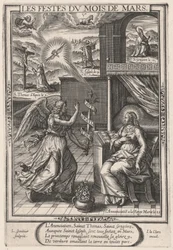 Les Festes du mois de Mars (Annunciazione)