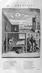 Les Toiles de Minerva, c.1615 (incisione)