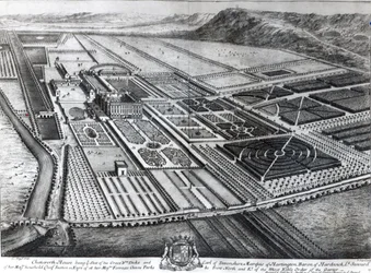 Chatsworth House, inciso da Johannes Kip