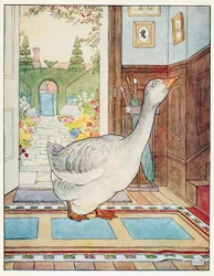 Oca, Oca Gander, Dove Devo Vagare, da A Nursery Rhyme Picture Book, pub. 1914