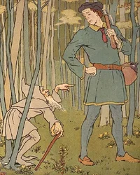Abbiamo incontrato un vecchietto. Illustrazione da L