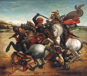 La lotta per lo stendardo dalla Battaglia di Anghiari