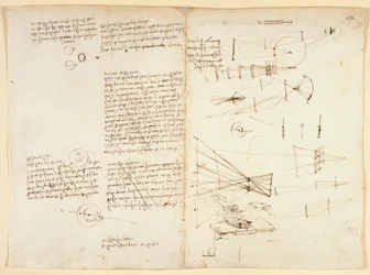 Note, schizzi e un diagramma sulle proprietà dell
