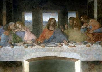 Dettaglio della Cena, Il Cenacolo (L