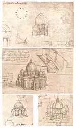 Quattro disegni di architettura ecclesiastica, c1472-c1519 1883