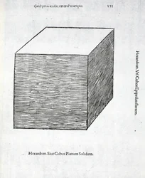 Hexaedron planum solidum, illustrazione da 