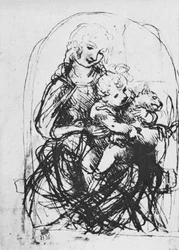 Madonna e Bambino con un Gatto, 1478-1481