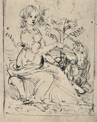 Fanciulla con un unicorno
