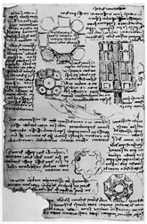 Schizzo per il castello di Romorantin, 1517-1518, 1954