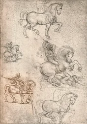 Studio per il Monumento Sforza, c1482-c1499 1883