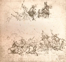 Studio per il cartone della Battaglia di Anghiari, c1472-c1505 1883