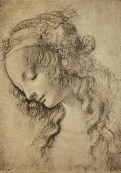 Studio per la testa di Maddalena