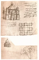 Due disegni di chiese, c. 1472-c. 1519, 1883