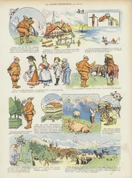 Svizzera pittoresca. Illustrazione per Le Rire