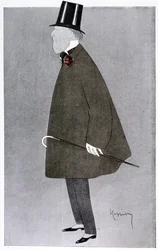 Ritratto comico di Jacques Doucet in "Fantasio"
