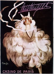 Mistinguett al Casino de Paris, poster di Leonetto Cappiello (1875-1942)