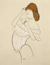 Sarah Bernhardt (1844-1923) nella commedia La Dame Aux Camelias, basata sulla storia di Alexandre Dumas Fils