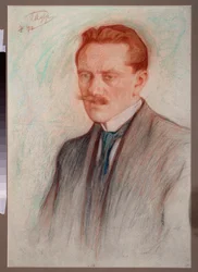 Ritratto del poeta Jurgis Baltrusaitis