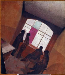 Silhouettes in una stanza
