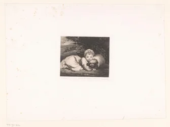 Principessa Sophia Matilda di Gloucester con il suo cagnolino