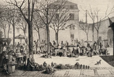 Il Marché des Capucins, 1915