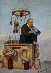 Frank Hedges Butler, caricatura 