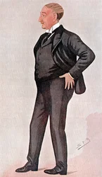 Cecil Rhodes, sudafricano nato in Gran Bretagna, finanziere, statista e costruttore di imperi, 1891