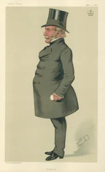 Lord Waveney, Suffolk, 2 aprile 1881, caricatura di Vanity Fair