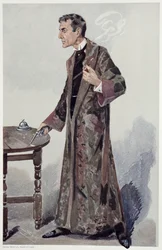 Sherlock Holmes, Caricatura da Vanity Fair dell