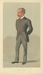 Sir James Sivewright, Afrikander imperialista, 1 giugno 1893, caricatura di Vanity Fair