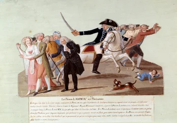 Rivoluzione francese del 1789: il Principe di Lambesc alle Tuileries il 12 luglio