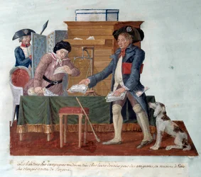Rivoluzione francese: gli abitanti delle campagne vendono il loro cibo per assegnati