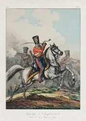Carabiniere del reggimento degli Ussari, 1830