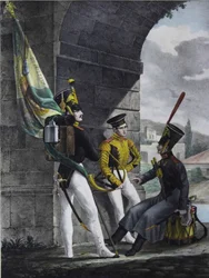 Podpraporshchik, Tamburino e Cornista del Reggimento della Guardia Finlandese