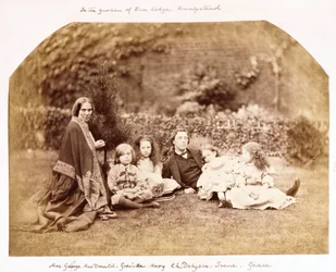 Ritratto della famiglia MacDonald con Lewis Carroll, 1863