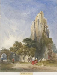 Abbazia di Croxden: acquerello