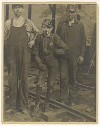 [Tre minatori (S. Pittston, Pennsylvania)]