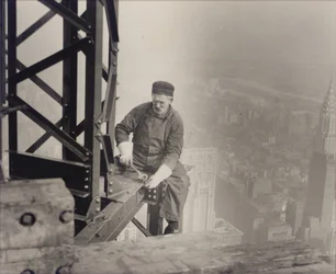 Empire State Building in costruzione