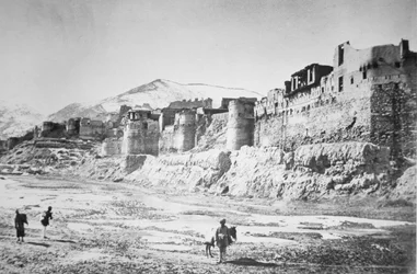 Bala Hissar a Kabul durante la seconda guerra afgana 1878-80