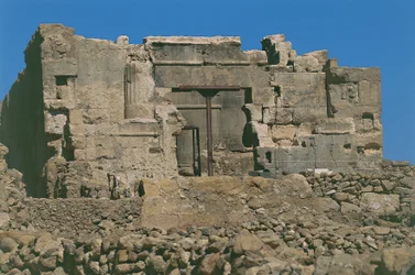 Antico Aghurmi a Siwa (Siwah) Oasis. Tempio dell
