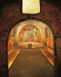 Italia, Puglia, Gravina in Puglia, Cripta rupestre della Chiesa di San Vito Vecchio