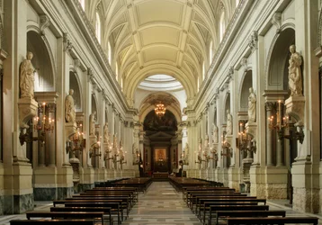 Italia, Regione Sicilia, Palermo, cattedrale, interno, navata