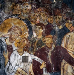 Gesù e gli Apostoli, affreschi all
