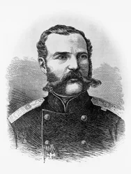 Ritratto di Alessandro II Romanov, Zar di Russia, incisione